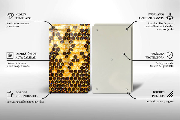 Skleněné krájecí prkénko Voštinový