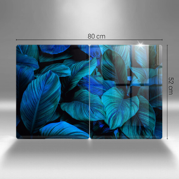 Skleněná krájecí deska Listí vegetace v džungli