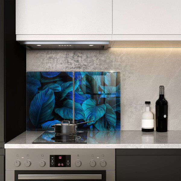 Skleněná krájecí deska Listí vegetace v džungli