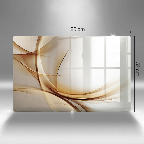 Skleněná krájecí deska Abstraktní tvary