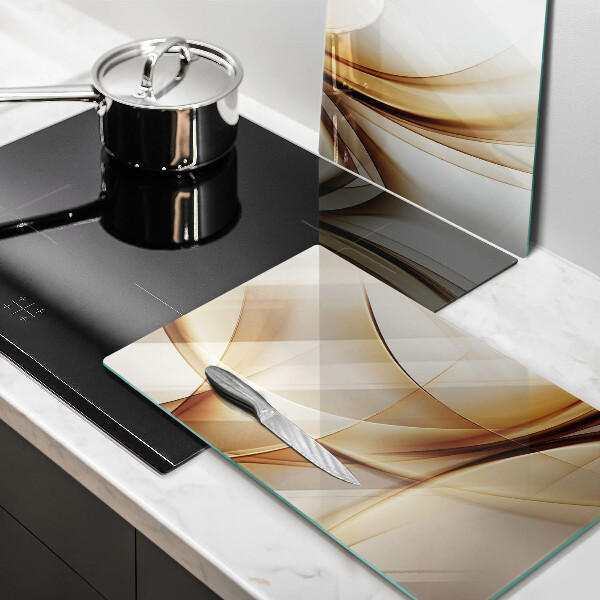 Skleněná krájecí deska Abstraktní tvary