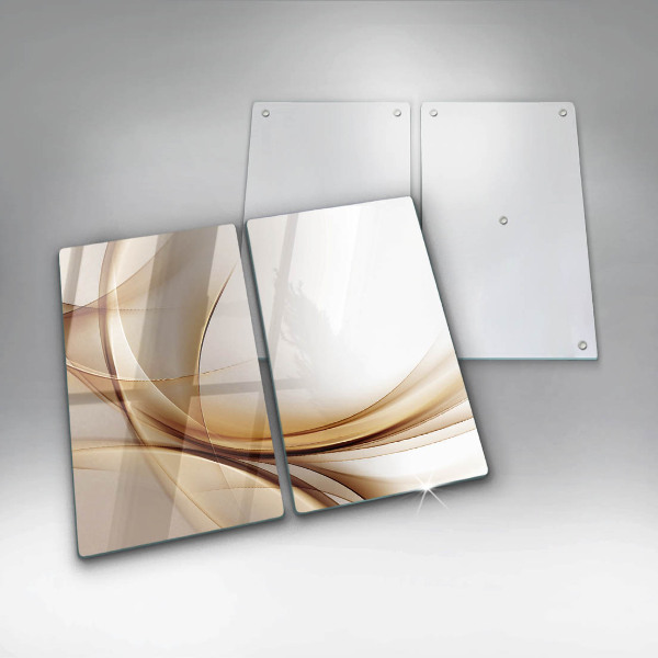 Skleněná krájecí deska Abstraktní tvary