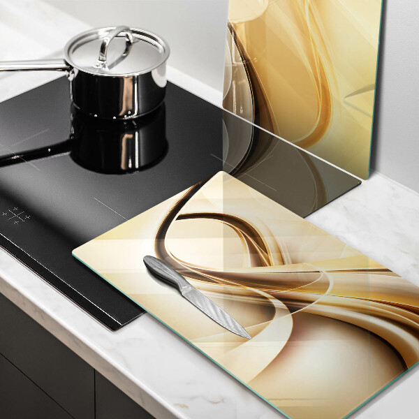 Skleněná krájecí deska Abstrakce kouře