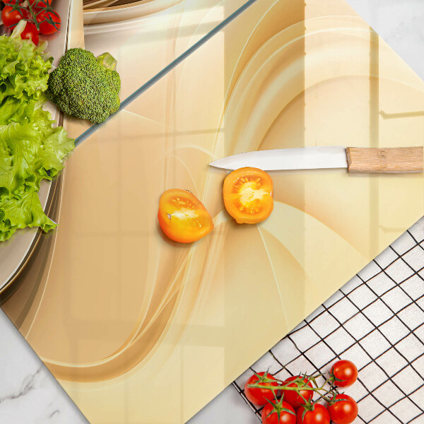 Skleněná krájecí deska Abstrakce kouře