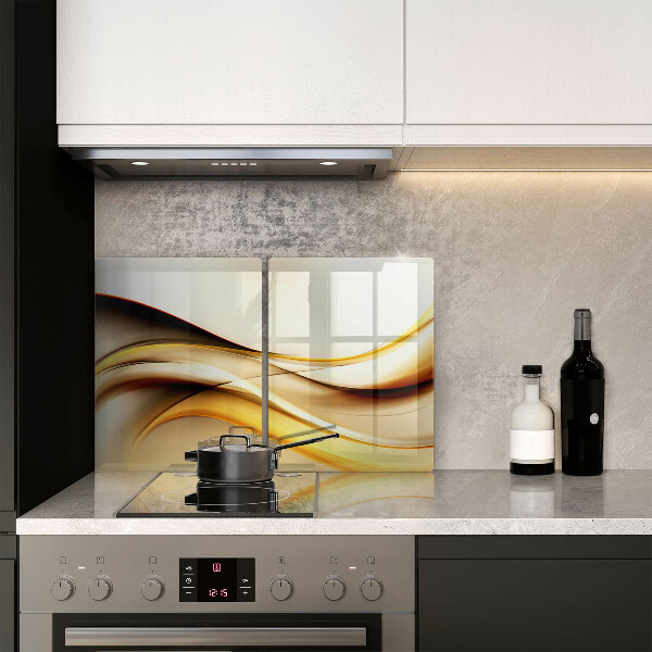 Skleněná krájecí deska Abstraktní kouřové čáry