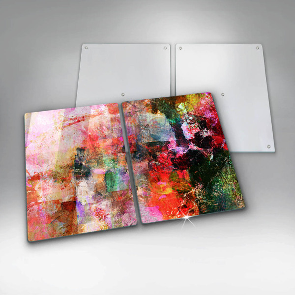 Skleněná krájecí deska Malování abstrakce