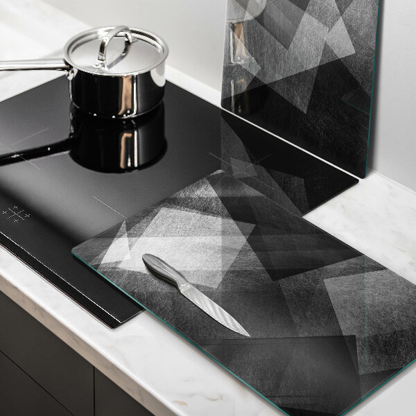 Skleněné krájecí prkénko Geometrické abstrakce