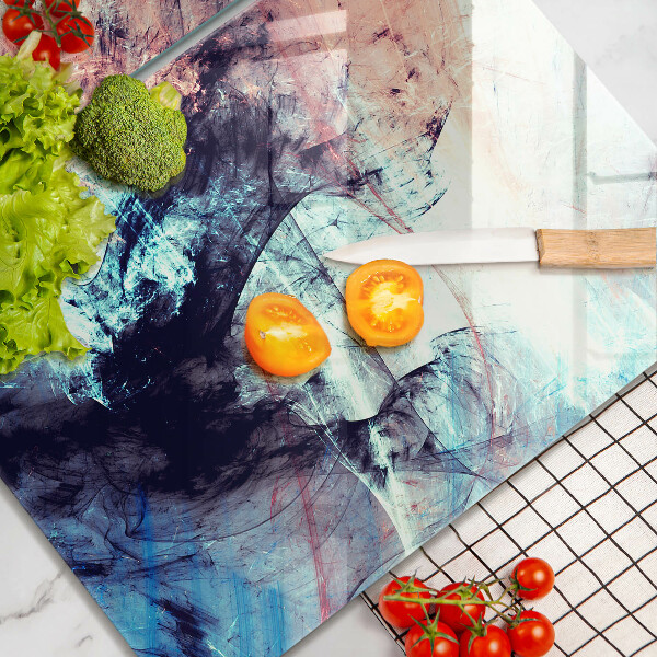 Skleněná krájecí deska Malovaná abstrakce