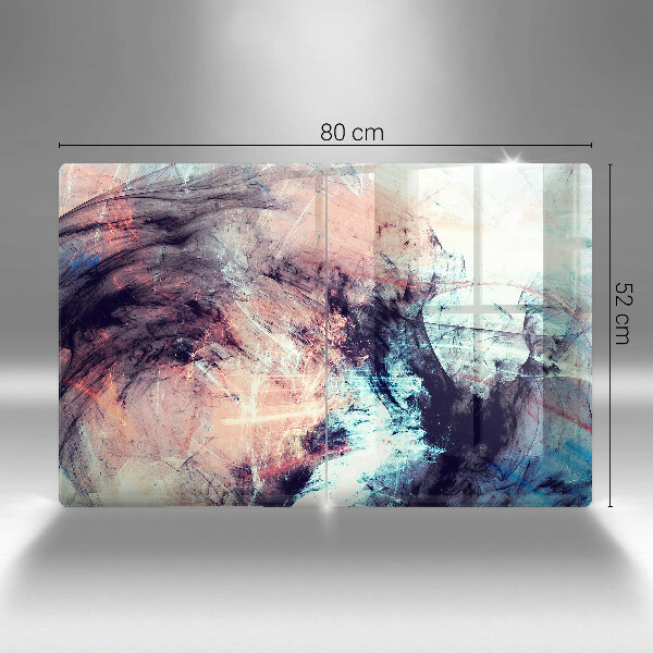 Skleněná krájecí deska Malovaná abstrakce