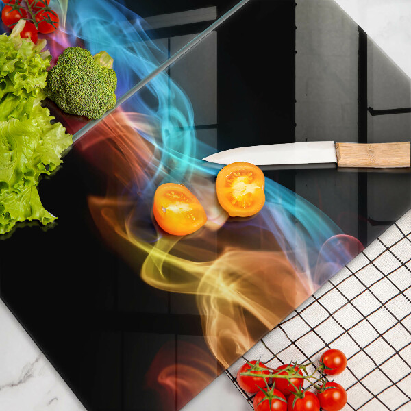 Skleněná krájecí deska Barevný kouř