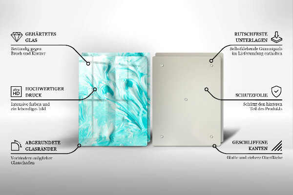 Skleněná krájecí deska Abstrakce barvy