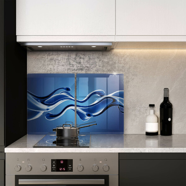 Skleněné krájecí prkénko Abstrakce tekutin