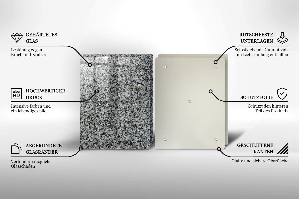 Skleněná krájecí deska Textura kamene