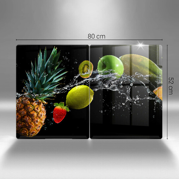 Skleněné krájecí prkénko Ovoce ve vodě