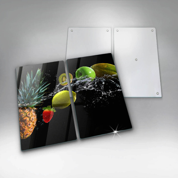 Skleněné krájecí prkénko Ovoce ve vodě