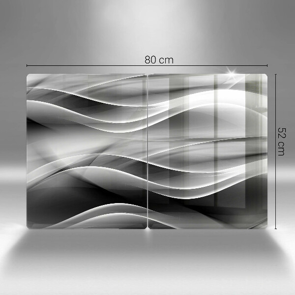 Skleněná krájecí deska Abstrakce jemné linie