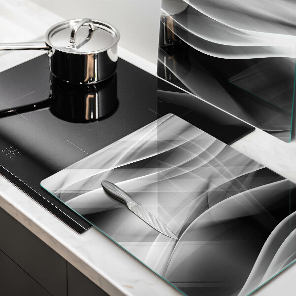 Skleněná krájecí deska Abstrakce jemné linie