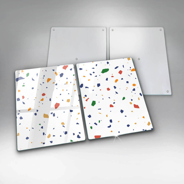 Skleněné krájecí prkénko Barevná kamenina