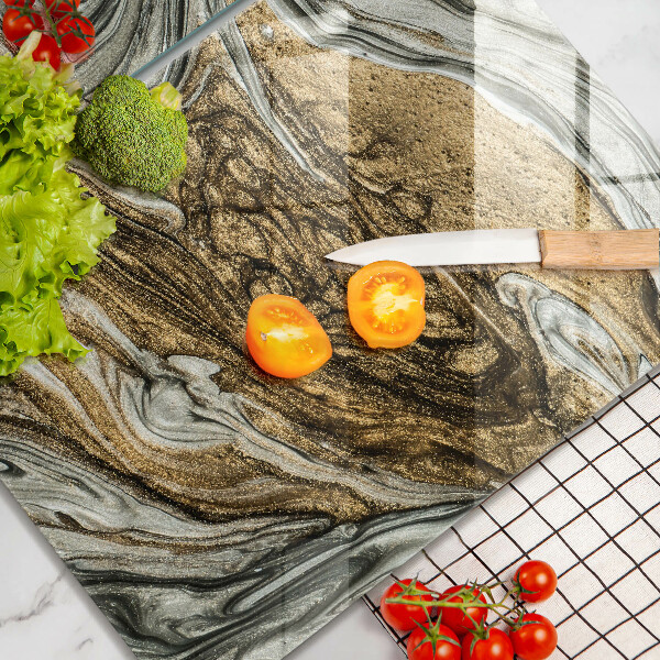 Skleněné krájecí prkénko Bohatá abstrakce