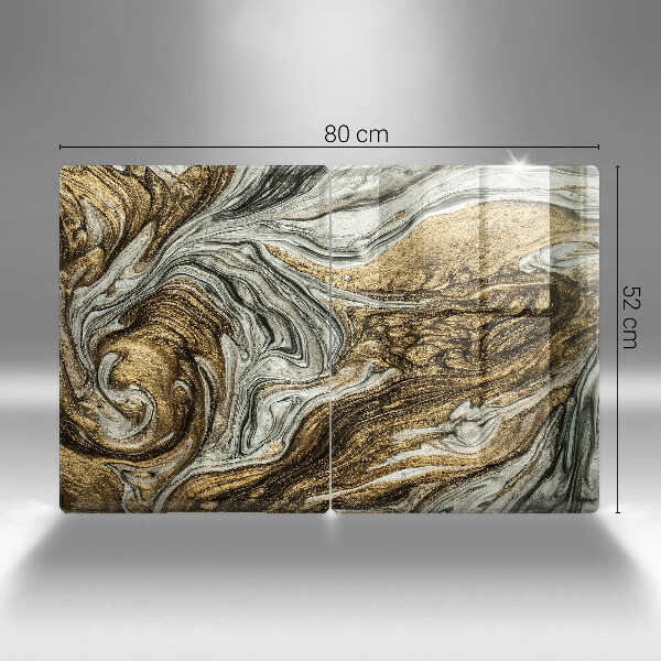 Skleněné krájecí prkénko Bohatá abstrakce