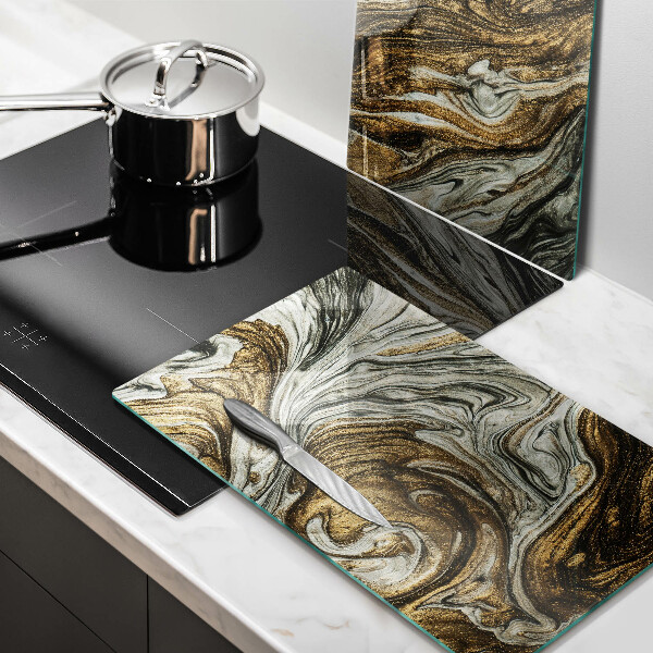 Skleněné krájecí prkénko Bohatá abstrakce