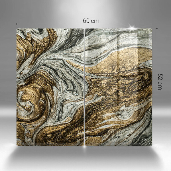 Skleněné krájecí prkénko Bohatá abstrakce