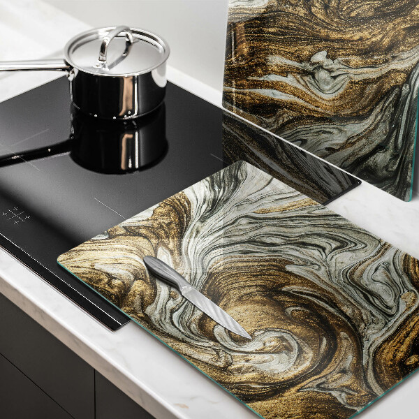 Skleněné krájecí prkénko Bohatá abstrakce