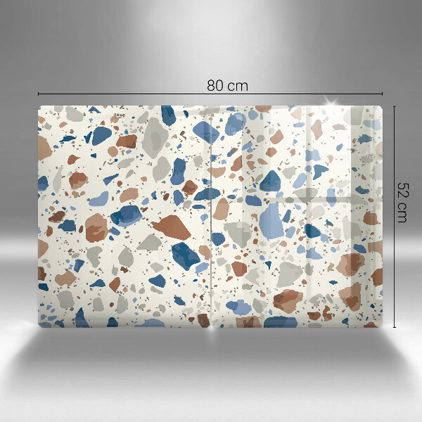 Skleněné krájecí prkénko Dekorativní kamenina