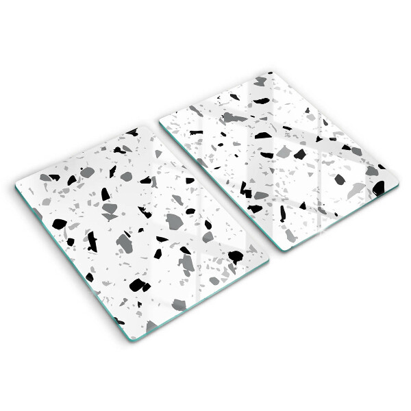 Skleněné krájecí prkénko Dekorativní kamenina