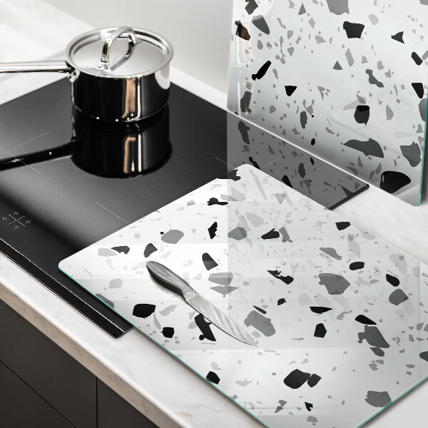 Skleněné krájecí prkénko Dekorativní kamenina