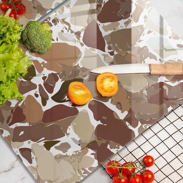 Skleněné krájecí prkénko Kamenné dekorativní skvrny