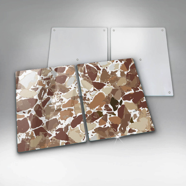 Skleněné krájecí prkénko Kamenné dekorativní skvrny