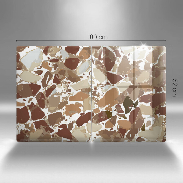 Skleněné krájecí prkénko Kamenné dekorativní skvrny