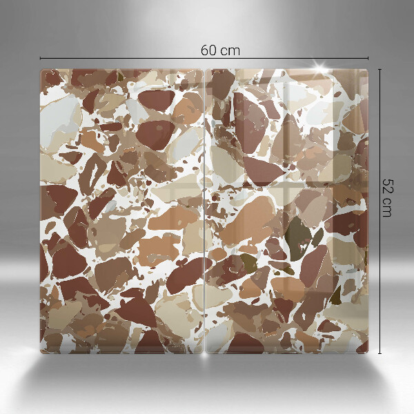 Skleněné krájecí prkénko Kamenné dekorativní skvrny