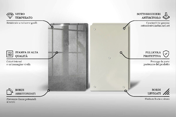 Skleněná krájecí deska Betonová textura pozadí