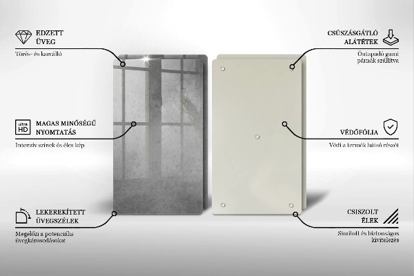 Skleněná krájecí deska Betonová textura pozadí