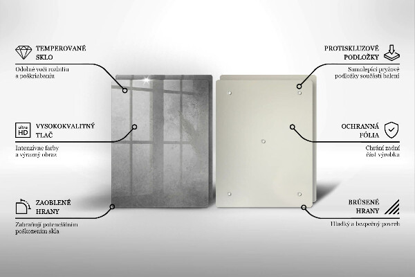 Skleněná krájecí deska Betonová textura pozadí