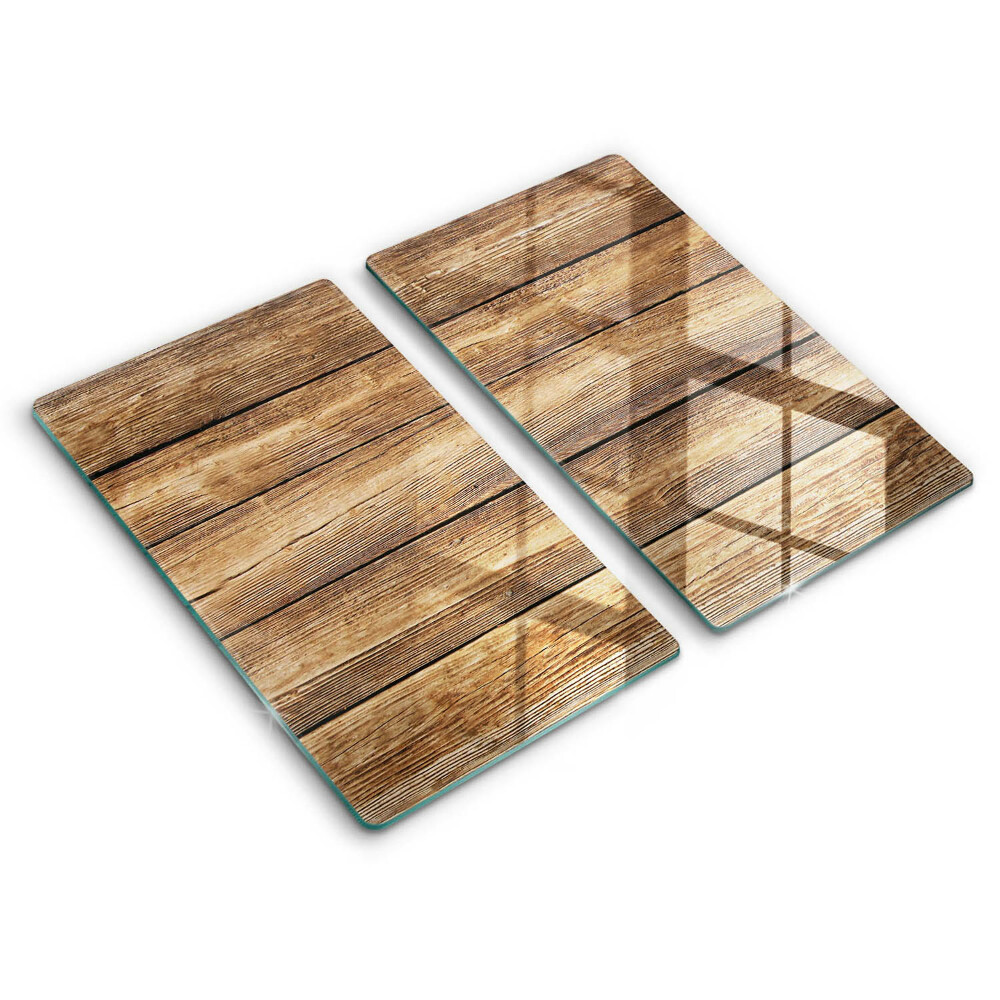 Skleněná krájecí deska Desky s texturou dřeva