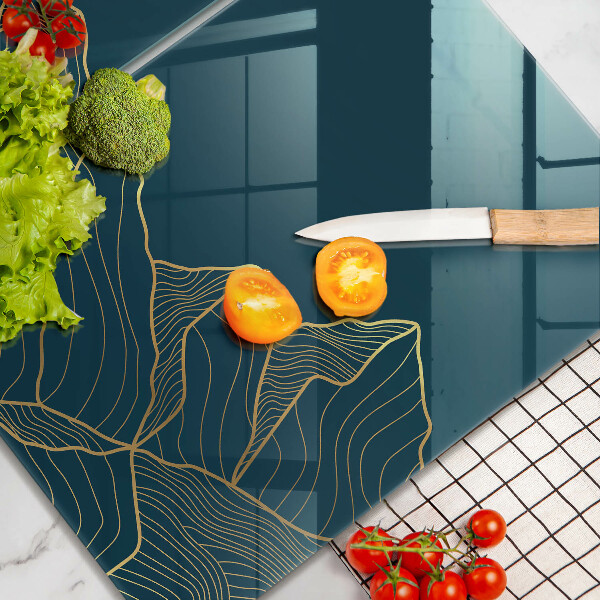 Skleněná krájecí deska Abstraktní hory