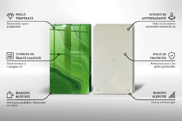 Skleněná krájecí deska Abstraktní textura