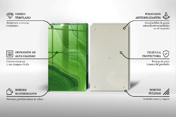 Skleněná krájecí deska Abstraktní textura