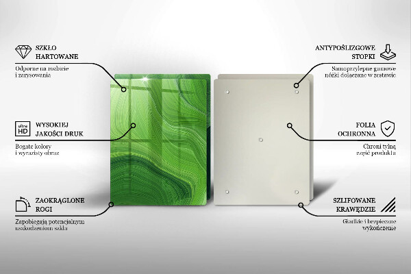 Skleněná krájecí deska Abstraktní textura