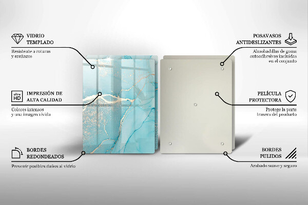 Skleněná krájecí deska Kamenná abstrakce