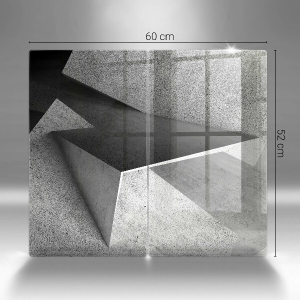 Skleněná krájecí deska Konkrétní abstrakce