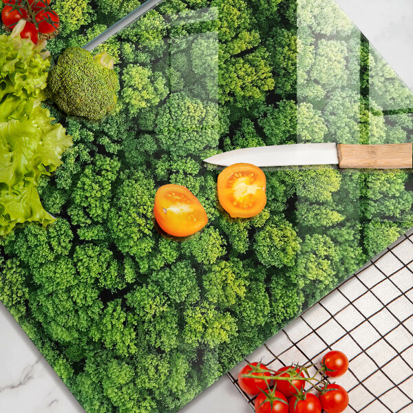 Skleněná krájecí deska Přírodní mechová rostlina