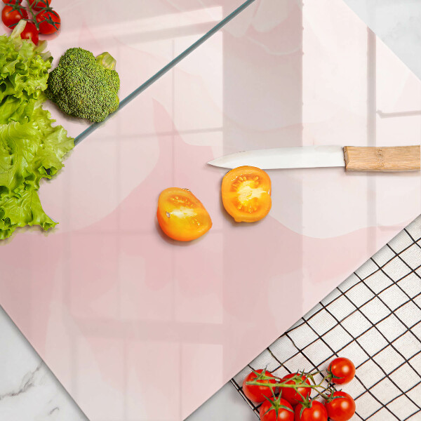 Skleněná krájecí deska Pozadí pastelových růží