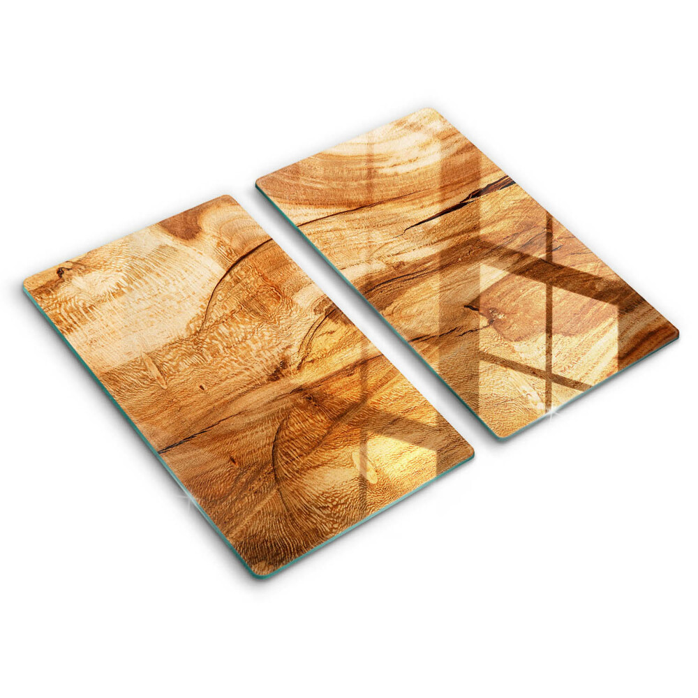 Skleněná krájecí deska Dřevěná deska textura