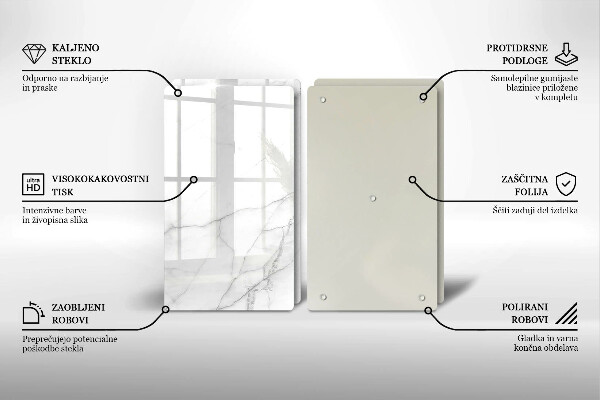 Skleněná krájecí deska Mramorové kamenné pozadí