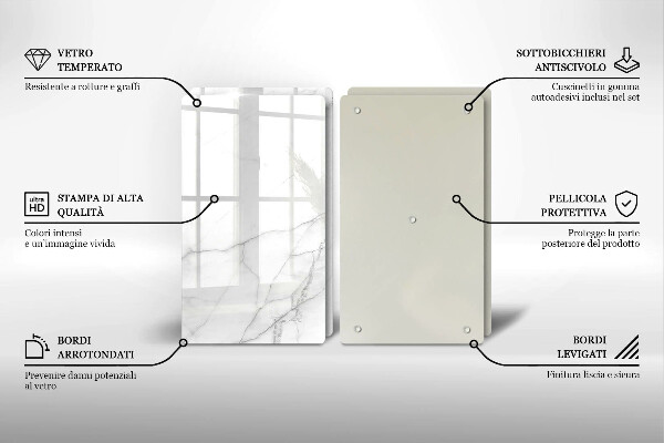 Skleněná krájecí deska Mramorové kamenné pozadí
