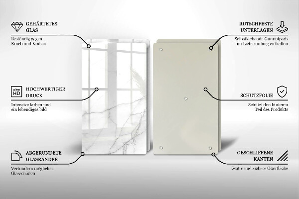 Skleněná krájecí deska Mramorové kamenné pozadí